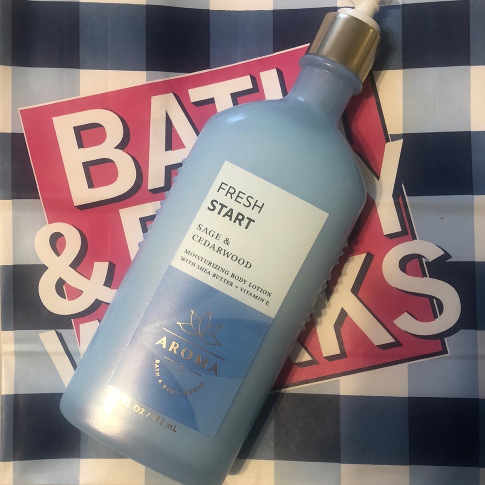 Bath & Body Works FRESH START (Sage & Cedarwood) Body Lotion
